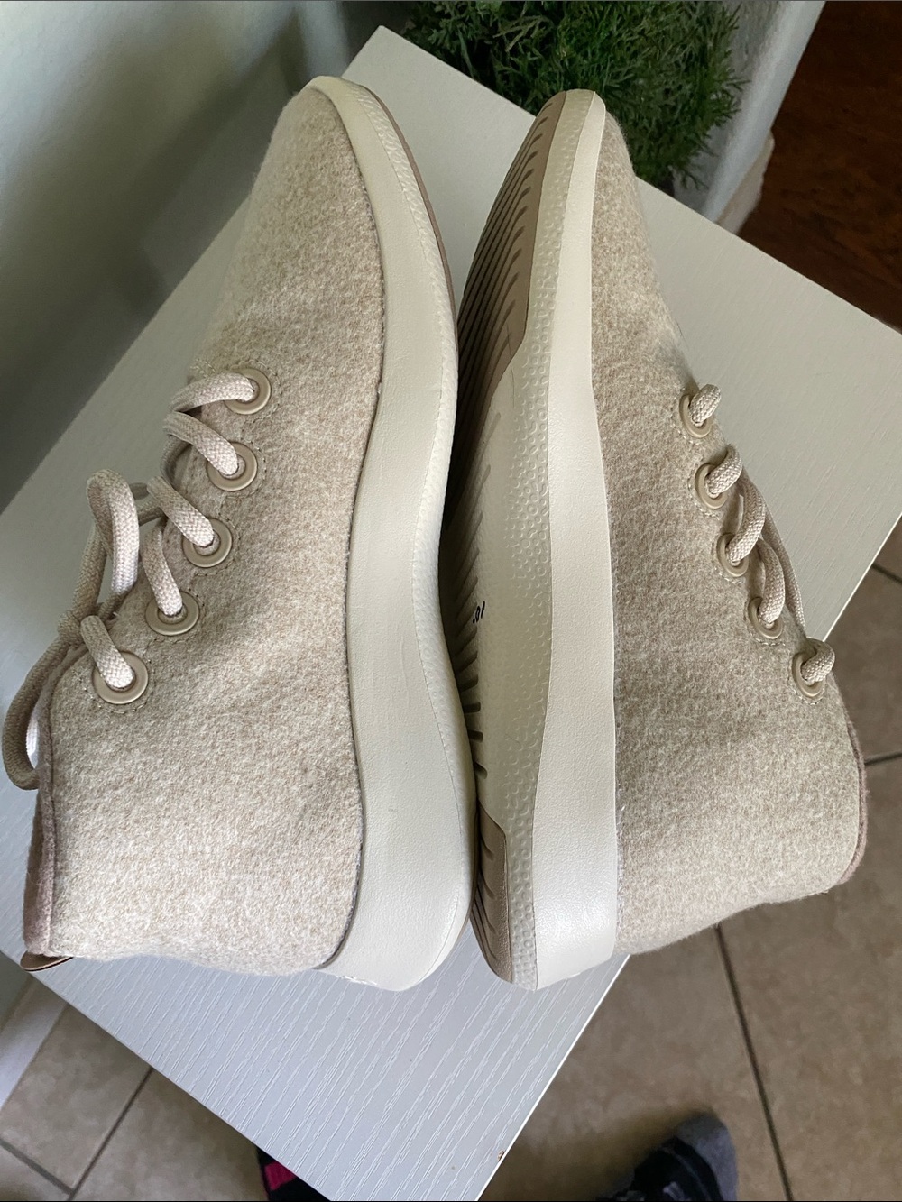 allbirds Light Beige Wool Women's Sneakers size 10 View 5